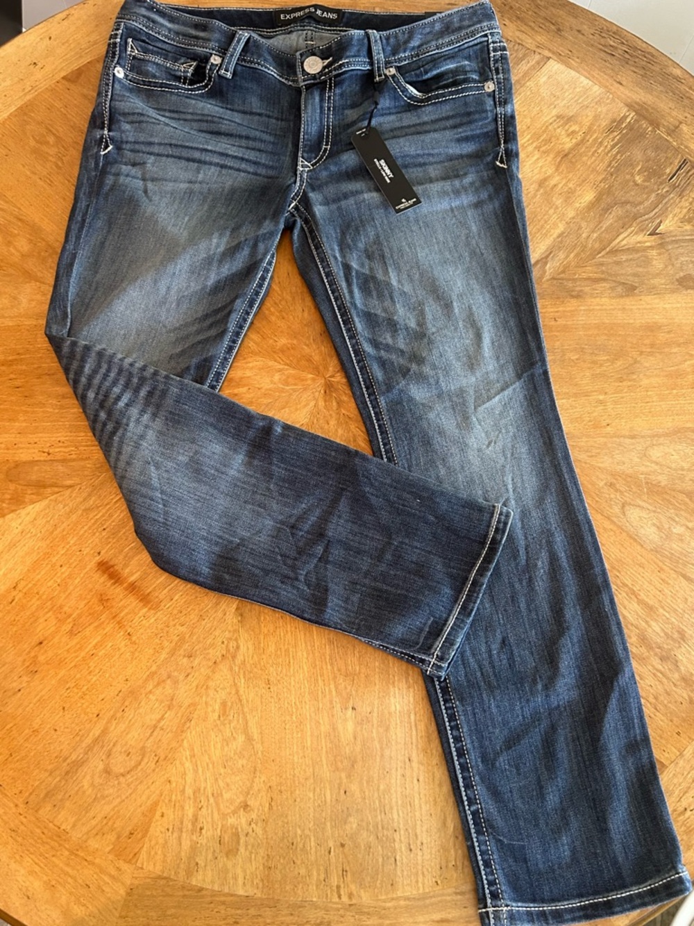 Y2K Stella Skinny Low Rise Dark Wash -  Retro Grunge jeans - Size 10 Short- NWT